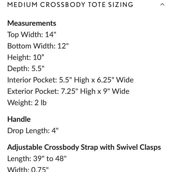 Portland Leather Black Crossbody Tote - Picture 5 of 5